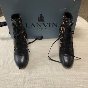 Lanvin Laced Up Bootie